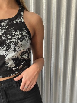 Musculosa Remake Plata