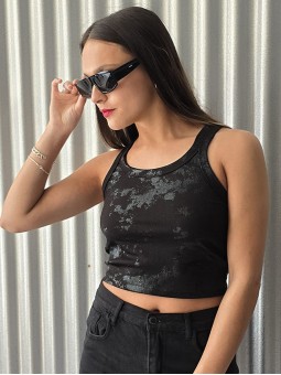 Musculosa Remake Negro