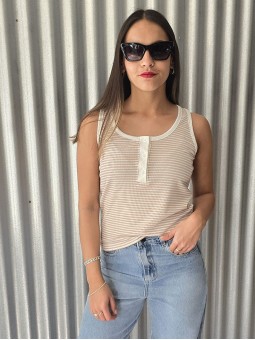 Musculosa Pacific Beige