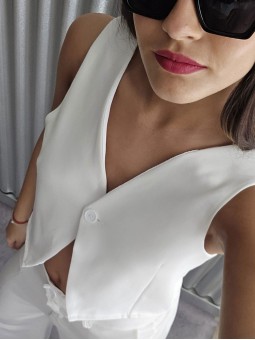 Chaleco Cerdeña Blanco