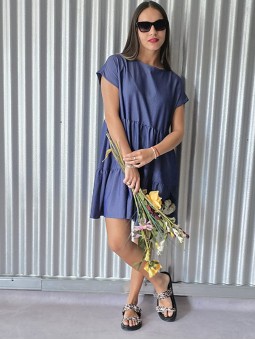 Vestido Amapola Denim Azul