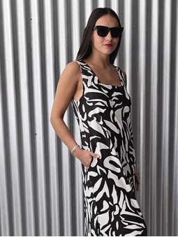 Vestido Bareggio Negro