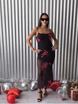 Vestido Flower Largo