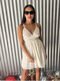 Vestido Ópalo Crema
