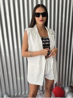 Maxichaleco Antares Blanco