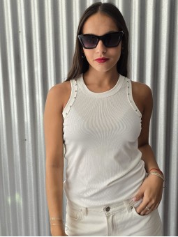 Musculosa Siena Blanco