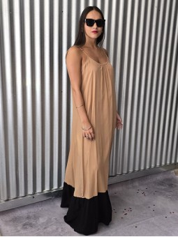 Vestido Spencer Camel
