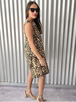 Vestido Valladolid Print Crema