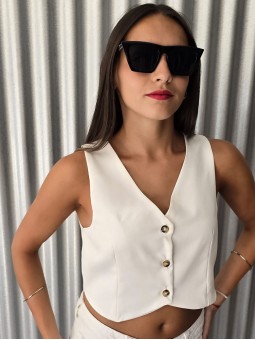 Chaleco Galatea Blanco