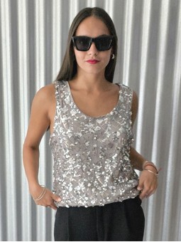 Musculosa Libia Gris