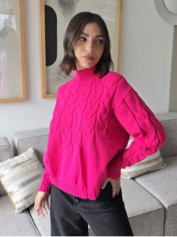 Polera Collins Fucsia