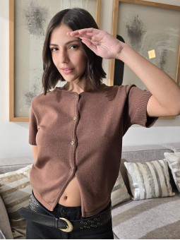 Saquito Athina Chocolate