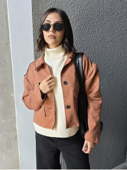 Chaqueta Salle Tostado