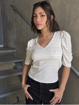 Remera Arkansas Crema