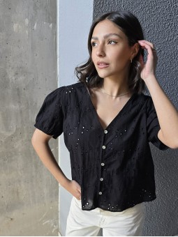 Camisa Canarias Negro