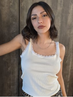 Musculosa Rachel Blanco