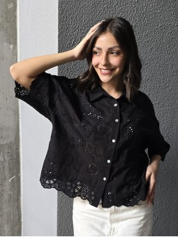 Camisa Amelie Negro