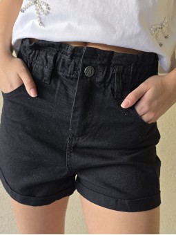 Short Maldivas Denim Negro
