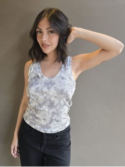 Musculosa Mamba Batik Gris