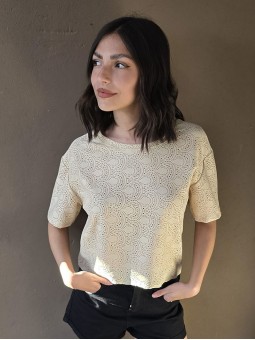 Top Boho Beige