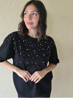 Remera Menorca Negro