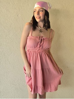 Vestido Calíope Rosa