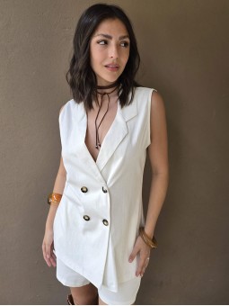 Chaleco Holiday Blanco