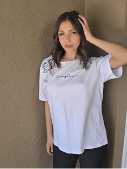 Remera Oceano Blanco