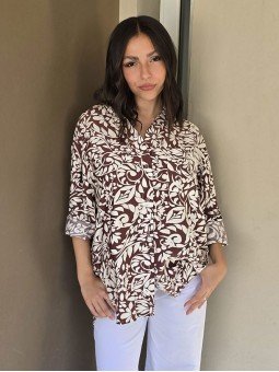 Camisa Marsella Chocolate