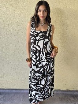 Vestido Almendra Negro