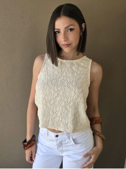 Musculosa Valencia Beige