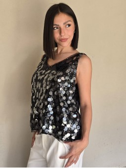 Musculosa Monaco Negro