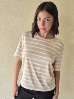 Remera Cassis Beige