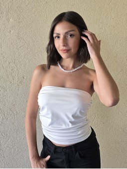 Strapless Aruba Blanco