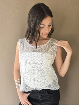 Musculosa Saint Gris Plata