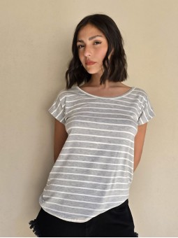 Remera Blush Gris