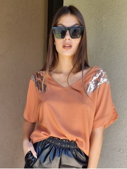 Blusa Angelina Tostado