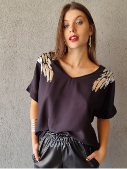 Blusa Angelina Negro