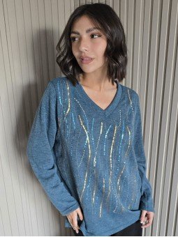 Sweater Toronto Azulino