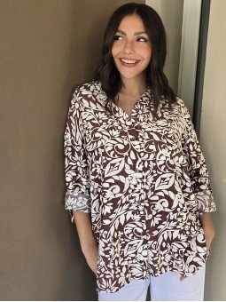 Camisa Marsella Chocolate