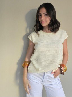 Remera Alondra Vainilla