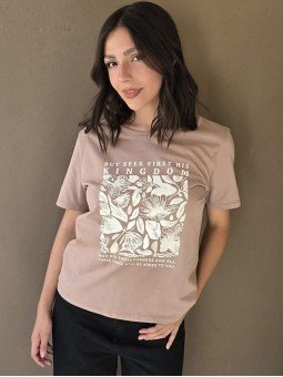 Remera Botanicals Beige