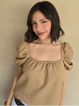 Blusa Copacabana Tostado