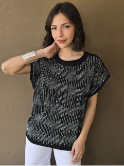 Remera Princess Negro