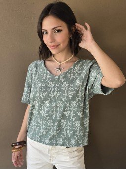 Blusa V Portofino Verde