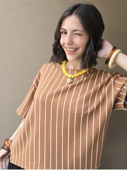Blusa Petra Tostado