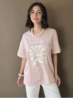 Remera Fleuri Rosa