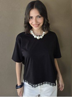 Remera Charo Negro